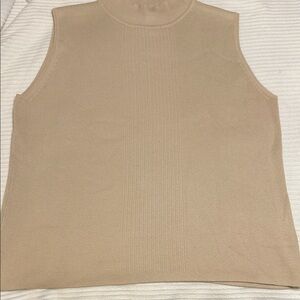 Dress Barn Tan Sleeveless Tank Top